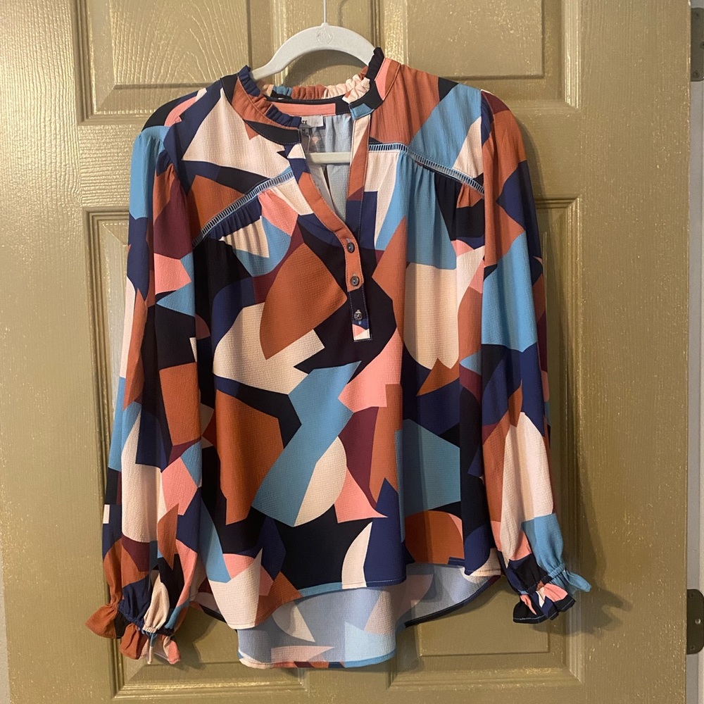 FATE Geo-Print Blouse